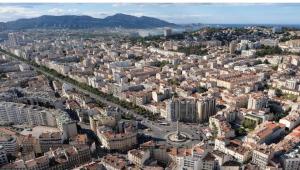 Výhľad na mesto Marseille alebo výhľad na mesto priamo z apartmánu