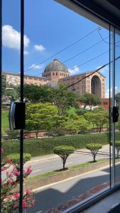 En generel udsigt til bjerge eller udsigt til bjerge taget fra hotellet