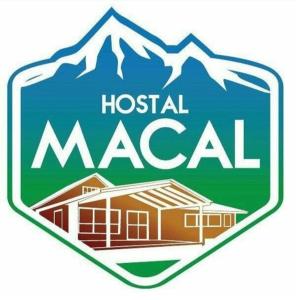 a logo for a hotel macal resort at Hostal Macal in Talca