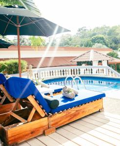 Bazén v ubytování Hotel Villabosque Eco Boutique nebo v jeho okolí