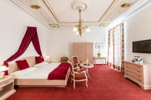 TV a/nebo společenská místnost v ubytování Grand Hotel Bellevue - adults only