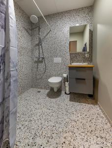 Ett badrum på Iceland SJF Apartments - 301