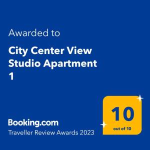 a yellow sign with the text wanted to city center view studio apartment at City Center View Studio Apartment 1 in Timişoara