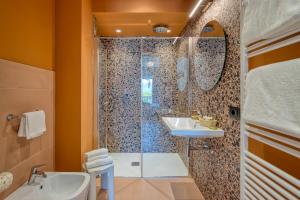 Koupelna v ubytování Hotel Villa Europa