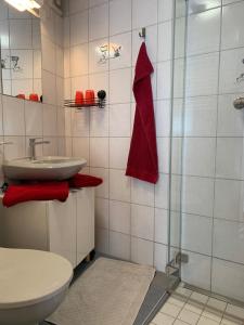 Koupelna v ubytování Chasa Bazzi + 37 fotografií