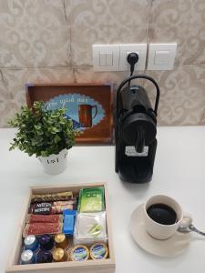 Príslušenstvo na prípravu kávy alebo čaju v ubytovaní casa di nonna