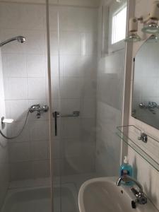 Koupelna v ubytování Sirály Apartman