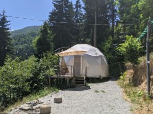 Paesaggio naturale nelle vicinanze di questo campeggio di lusso