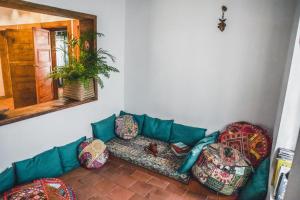 Posezení v ubytování Boho's Hotel