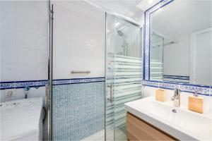 Koupelna v ubytování Appartement en front de mer