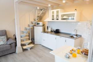 Kuchnia lub aneks kuchenny w obiekcie Apartamentos Nordeste