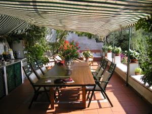 A garden outside Il Nido a Portovenere