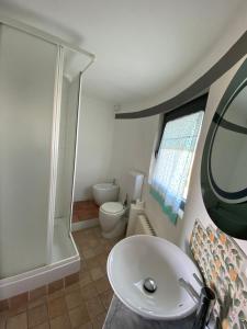 Koupelna v ubytování I Silos Guest house