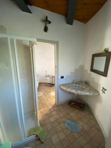 Koupelna v ubytování I Silos Guest house