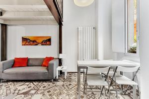 Posezení v ubytování Loft Martini, Porta Vittoria nel centro storico di Milano