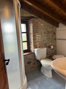 Koupelna v ubytování Casa Albertino