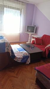 Una televisión o centro de entretenimiento en Kuca za odmor Simic