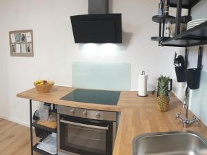 Kuchyň nebo kuchyňský kout v ubytování Studio Apartments in Ruhrgebiet