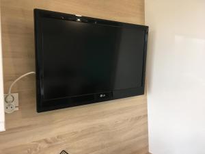 Televízia a/alebo spoločenská miestnosť v ubytovaní Vue mer sur la côte d'opale, studio la naturelle pour 4 personnes , WIMEREUX