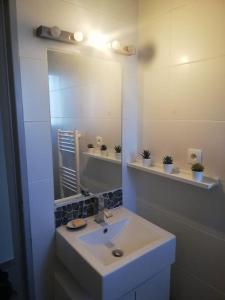 Kúpeľňa v ubytovaní Joli appartement climatisé proche plage et port