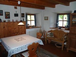 Posezení v ubytování Ferienbauernhaus Stergut