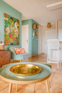 Część wypoczynkowa w obiekcie Bel appartement classé 3 étoiles