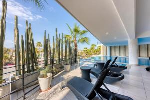 Ruang duduk di Pedregal Towers