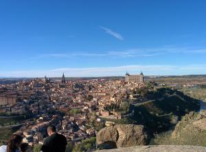 Výhľad na mesto Toledo alebo výhľad na mesto priamo z hotela