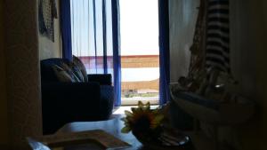A seating area at Appartamento vista mare Posidonia
