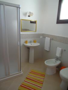 Koupelna v ubytování Baglio Messina Vacanze