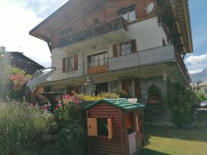 Ogród w obiekcie chalet Mont-Blanc