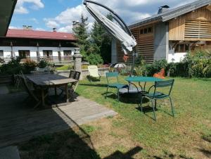 Ogród w obiekcie chalet Mont-Blanc