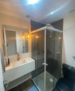 Koupelna v ubytování Porto Smeralda Guarajuba