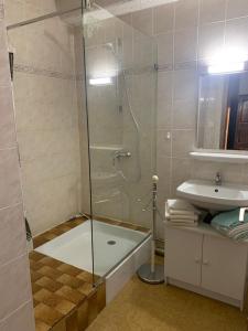 Koupelna v ubytování motel