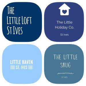 four labels for the little lotives and the little snip at The Little Snug in St Ives in St Ives