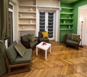 พื้นที่นั่งเล่นของ Cabbage Hostel