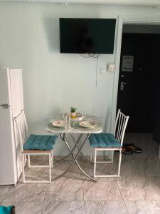 A television and/or entertainment centre at valantis room