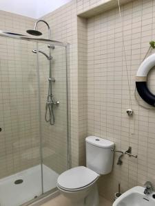 Koupelna v ubytování El Rinconcito - apartamento palacete rehabilitado