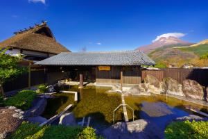 Landskap semula jadi dekat dengan ryokan