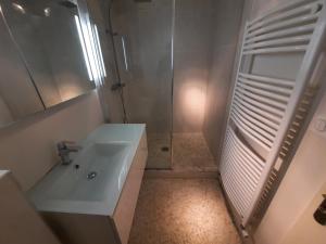 Appartement Biarritz, 2 pièces, 2 personnes - FR-1-239-907 tesisinde bir banyo