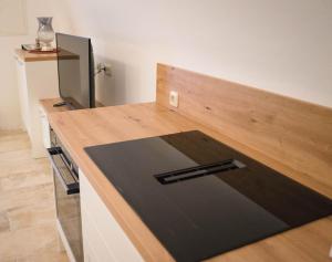 Kuchyň nebo kuchyňský kout v ubytování Bürgerhaus Martinecz