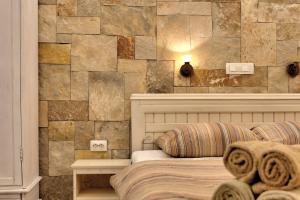 Giường trong phòng chung tại Apartments Villa Mike