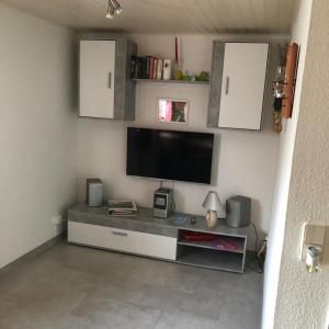 TV a/nebo společenská místnost v ubytování Ferienhaus Ostfriesland