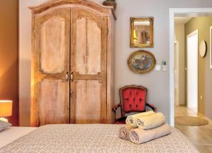 Giường trong phòng chung tại Apartments Villa Mike
