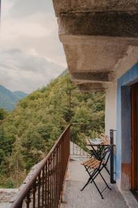 Uma vista da montanha tirada do hotel 