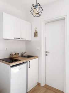 Kuchyň nebo kuchyňský kout v ubytování Danin apartmani