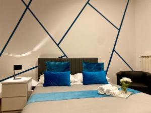 Tempat tidur dalam kamar di Katrinas Home alloggio turistico