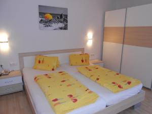 Posteľ alebo postele v izbe v ubytovaní Appartement Haus Gatterer
