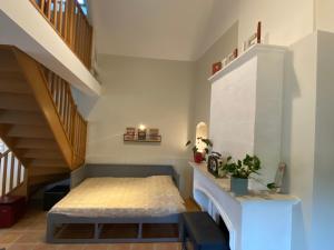 Posteľ alebo postele v izbe v ubytovaní Gite " La petite maison"