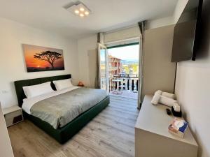 Postel nebo postele na pokoji v ubytování verona rooms 109